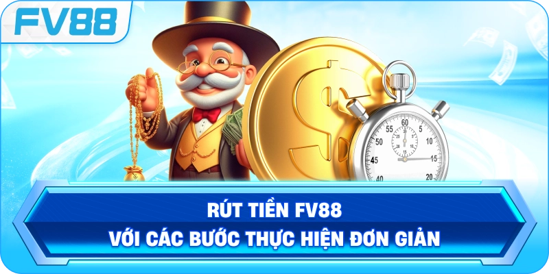 Rút Tiền FV88 với các bước thực hiện đơn giản